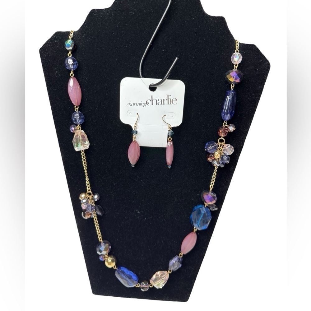 Charming Charlie Necklace and Earrings Set